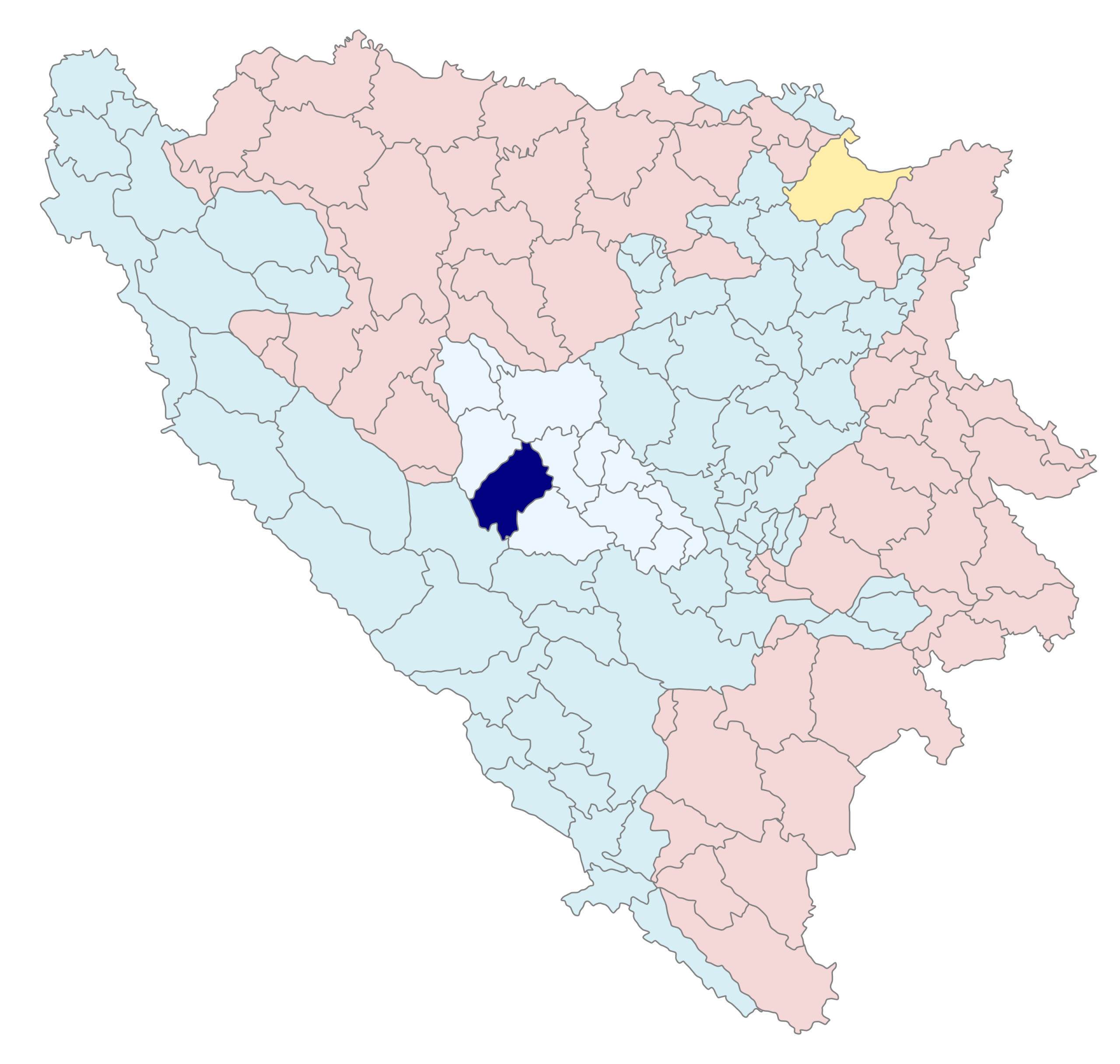 bih municipality location bugojno